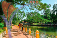 Jogging At Seremban Lake Garden, Seremban, Negeri Sembilan