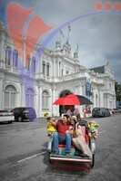 Townhall Trishaw Ride__pulau Pinang