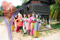 Dancer With Traditional Costume At Laman Budaya, Seremban, Neg