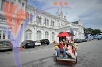Townhall Trishaw Ride__pulau Pinang