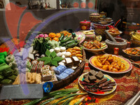 Various Malaysian Food Dishes, From Savoury To Desserts.
