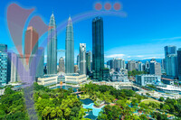 Beautiful Architecture Building Exterior in Kuala Lumpur City in Malaysia