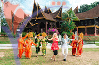 Dancer With Traditional Costume At Laman Budaya, Seremban, Neg