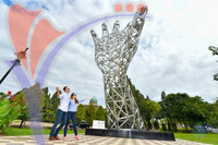 Hand Sculpture in Dataran Putra, Putrajaya