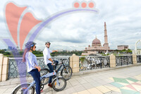 Cycling in Dataran Putra, Putrajaya
