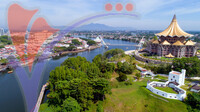 Aerial View Kucing, Sarawak