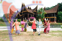 Dancer With Traditional Costume At Laman Budaya, Seremban, Neg