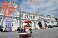 Townhall Trishaw Ride__pulau Pinang