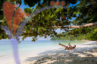 Tourist On Secret Beach Pangkor