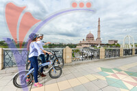 Cycling in Dataran Putra, Putrajaya