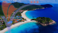 Aerial View of Redang Island, Terengganu