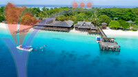 Aerial View Kapalai Island, Sabah