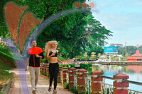 Jogging At Seremban Lake Garden, Seremban, Negeri Sembilan