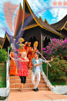 Dancer With Traditional Costume At Laman Budaya, Seremban, Neg