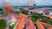 Bandar Hilir Aerialview, Melaka