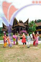 Dancer With Traditional Costume At Laman Budaya, Seremban, Neg