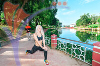 Jogging At Seremban Lake Garden, Seremban, Negeri Sembilan