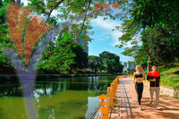 Jogging At Seremban Lake Garden, Seremban, Negeri Sembilan