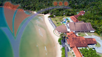 Aerial View of Damai Beach, Santubong, Sarawak