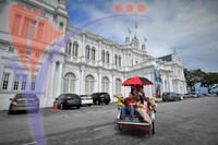 Townhall Trishaw Ride__pulau Pinang