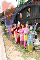 Dancer With Traditional Costume At Laman Budaya, Seremban, Neg