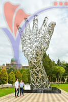 Hand Sculpture in Dataran Putra, Putrajaya