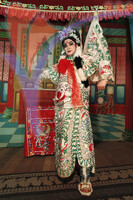 Opera Performer Posing On Stage