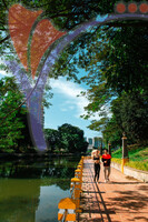 Jogging At Seremban Lake Garden, Seremban, Negeri Sembilan