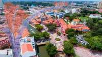 Bandar Hilir Aerialview, Melaka