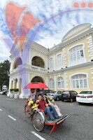 Townhall Trishaw Ride__pulau Pinang