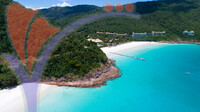 Aerial View of Redang Island, Terengganu