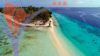 Aerial View Kapalai Island, Sabah