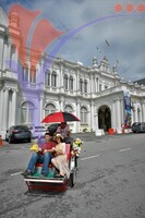 Townhall Trishaw Ride__pulau Pinang