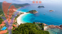 Aerial View Redang Island, Terengganu