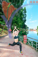 Jogging At Seremban Lake Garden, Seremban, Negeri Sembilan
