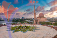 Putra Mosque, Putrajaya, Malaysia.